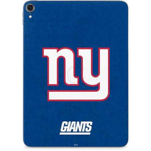 NFL New York Giants Distressed Apple iPad Pro Skin