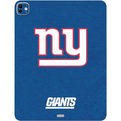 NFL New York Giants Distressed iPad Pro 13in M4 (2024) Skin