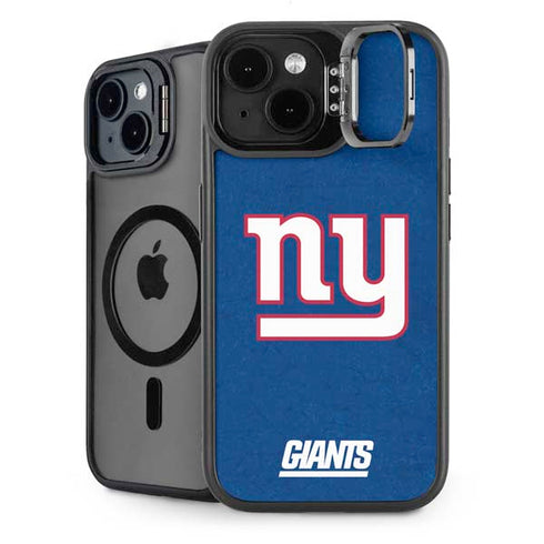 NFL New York Giants Distressed iPhone 14 Plus Kickstand Case