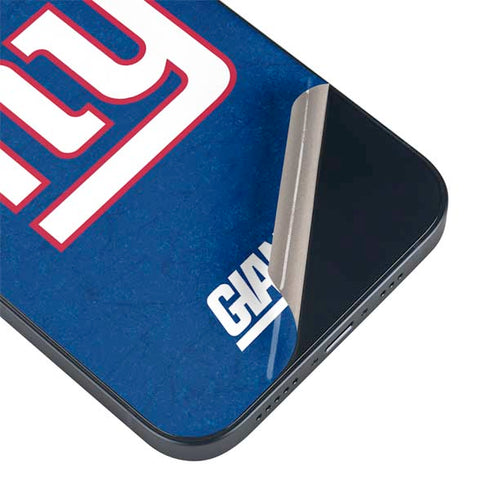 NFL New York Giants Distressed iPhone Skins
