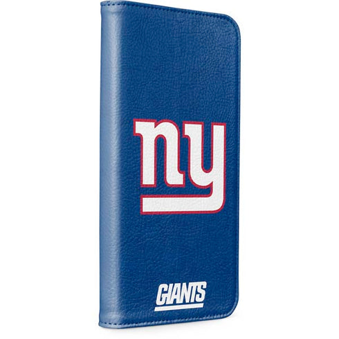 NFL New York Giants Distressed iPhone 15 Folio Case