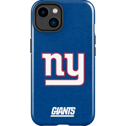 NFL New York Giants Distressed iPhone 15 Impact Case