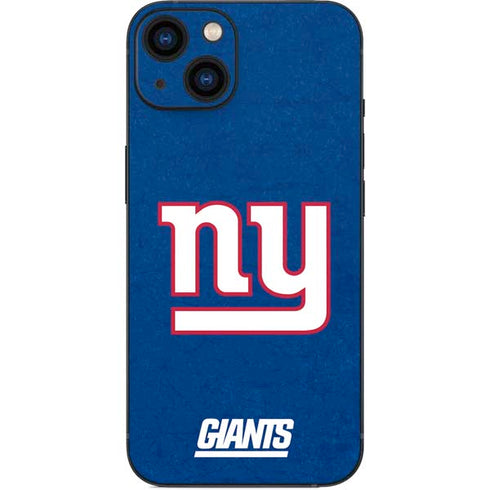 NFL New York Giants Distressed iPhone 15 Skin