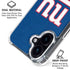 NFL New York Giants Distressed iPhone 16 Clear Case
