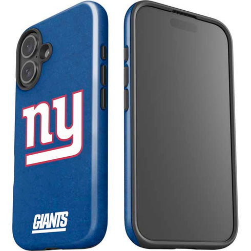 NFL New York Giants Distressed iPhone 16 Impact Case