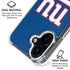NFL New York Giants Distressed iPhone 16 Plus Clear Case