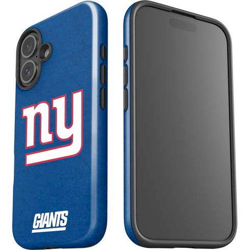 NFL New York Giants Distressed iPhone 16 Plus Impact Case