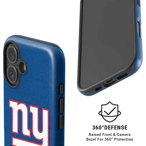 NFL New York Giants Distressed iPhone 16 Plus Magsafe Impact Case