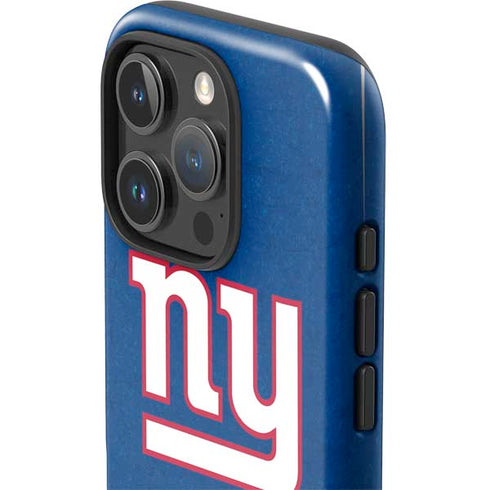 NFL New York Giants Distressed iPhone 16 Pro Max Impact Case