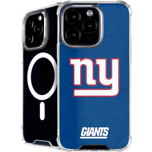 NFL New York Giants Distressed iPhone 16 Pro Max MagSafe Case
