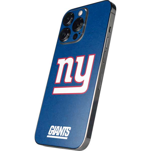NFL New York Giants Distressed iPhone 16 Pro Max Skin