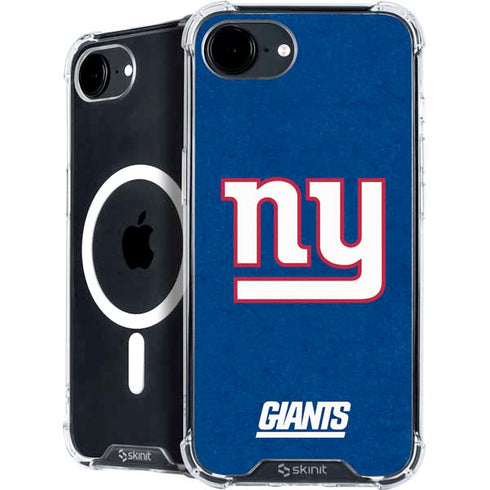 NFL New York Giants Distressed iPhone 16e MagSafe Case