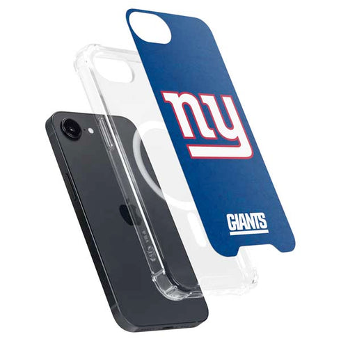 NFL New York Giants Distressed iPhone 16e MagSafe Case