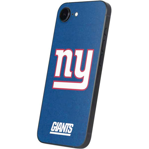 NFL New York Giants Distressed iPhone 16e Skin