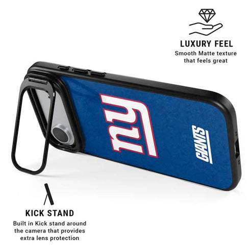 NFL New York Giants Distressed iPhone 17 Air Kickstand Case
