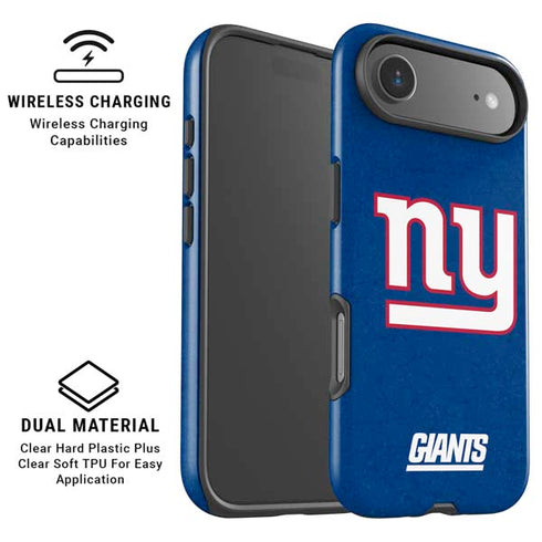 NFL New York Giants Distressed iPhone 17 Air Magsafe Impact Case