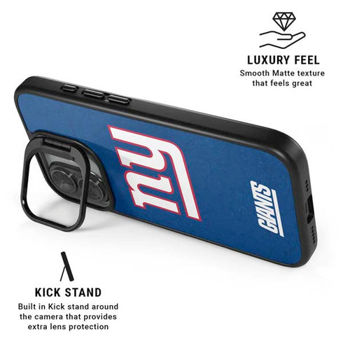 NFL New York Giants Distressed iPhone 17 Kickstand Case