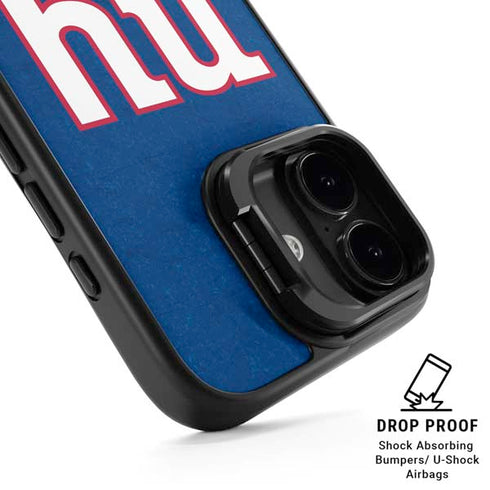 NFL New York Giants Distressed iPhone 17 Kickstand Case