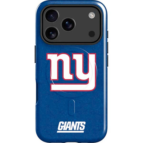 NFL New York Giants Distressed iPhone 17 Pro Magsafe Impact Case