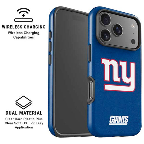 NFL New York Giants Distressed iPhone 17 Pro Magsafe Impact Case