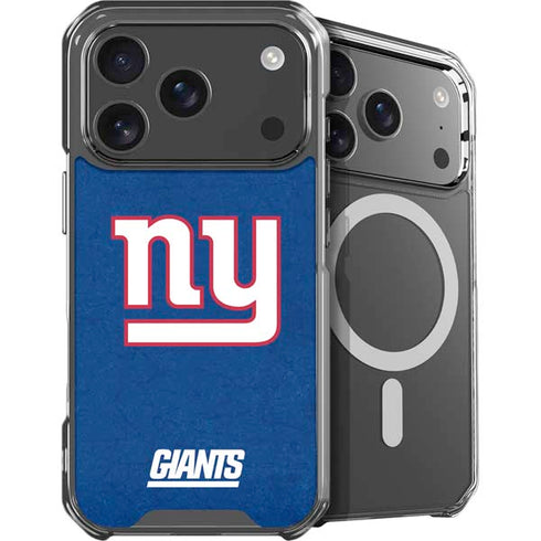 NFL New York Giants Distressed iPhone 17 Pro Max MagSafe Case