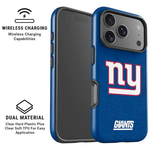 NFL New York Giants Distressed iPhone 17 Pro Max Magsafe Impact Case
