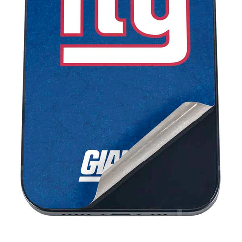 NFL New York Giants Distressed iPhone 17 Pro Max Skin