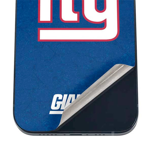 NFL New York Giants Distressed iPhone 17 Pro Skin