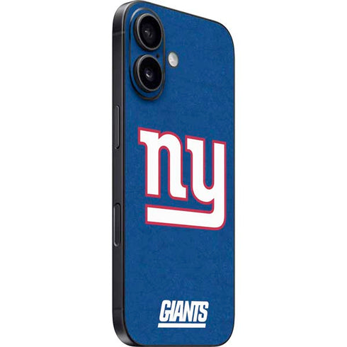 NFL New York Giants Distressed iPhone 17 Skin