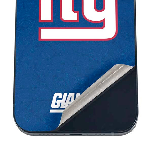 NFL New York Giants Distressed iPhone 17 Skin