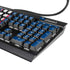 NFL New York Giants Distressed K95 RGB PLATINUM Mechanical Gaming Keyboard Skin