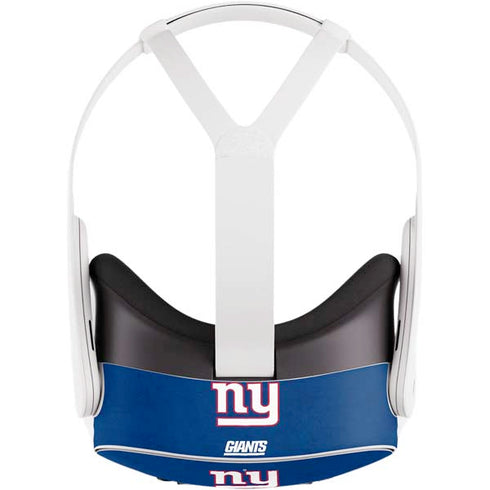 NFL New York Giants Distressed Meta Quest 3S Skin