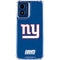 NFL New York Giants Distressed Moto G 5G (2024) Clear Case