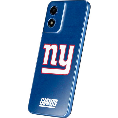 NFL New York Giants Distressed Moto G Play 4G (2024) Skin