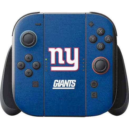 NFL New York Giants Distressed Nintendo Switch 2 (2025) with Joy-Con Skin