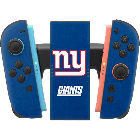 NFL New York Giants Distressed Nintendo Switch 2 (2025) Joy-Con Controller Skin