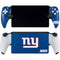 NFL New York Giants Distressed PlayStation Portal Remote Player Skin
