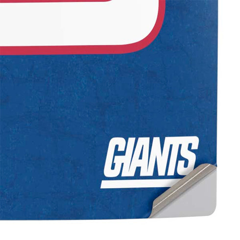 NFL New York Giants Distressed PS5 Pro Console Skin