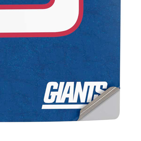 NFL New York Giants Distressed PS5 Pro Disk Console Skin