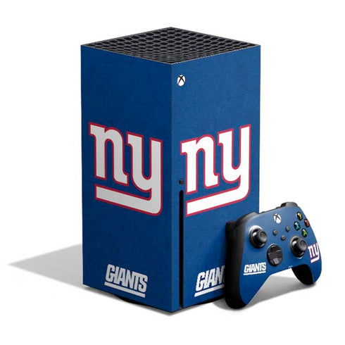 NFL New York Giants Distressed Xbox Series X Skins