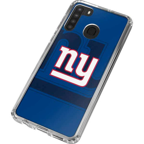NFL New York Giants Double Vision Galaxy A21 Clear Case