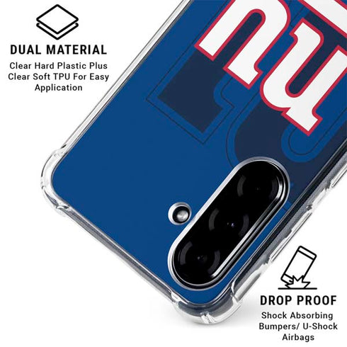 NFL New York Giants Double Vision Galaxy A36 5G Clear Case