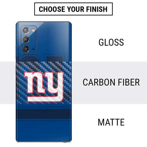 NFL New York Giants Double Vision Galaxy Note20 5G Skin