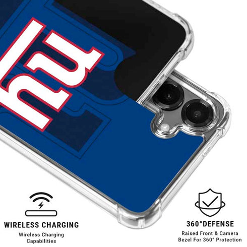 NFL New York Giants Double Vision Galaxy S26 Plus Clear Case