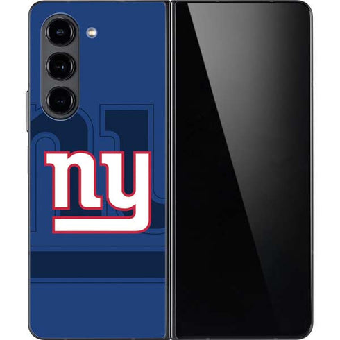 NFL New York Giants Double Vision Galaxy Z Fold5 5G Skin