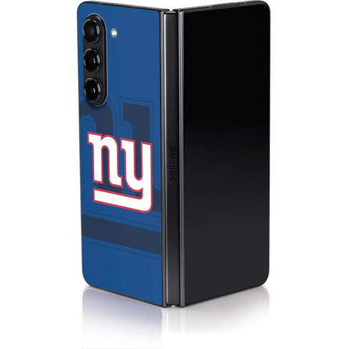 NFL New York Giants Double Vision Galaxy Z Fold5 5G Skin