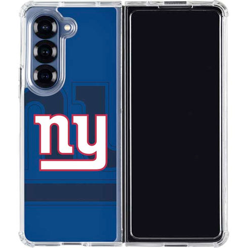 NFL New York Giants Double Vision Galaxy Z Fold6 Clear Case