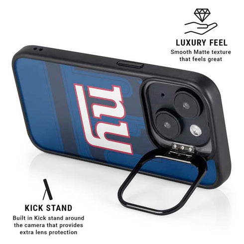NFL New York Giants Double Vision iPhone 15 Kickstand Case
