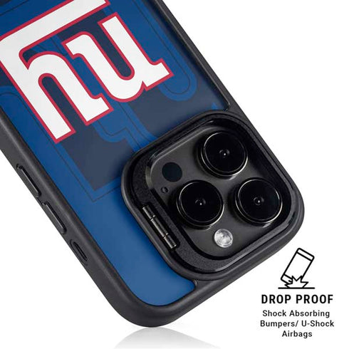 NFL New York Giants Double Vision iPhone 15 Pro Kickstand Case