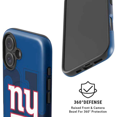 NFL New York Giants Double Vision iPhone 16 Plus Magsafe Impact Case